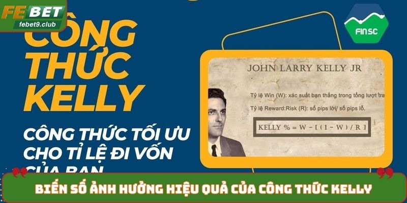 Biến số ảnh hưởng hiệu quả của công thức Kelly