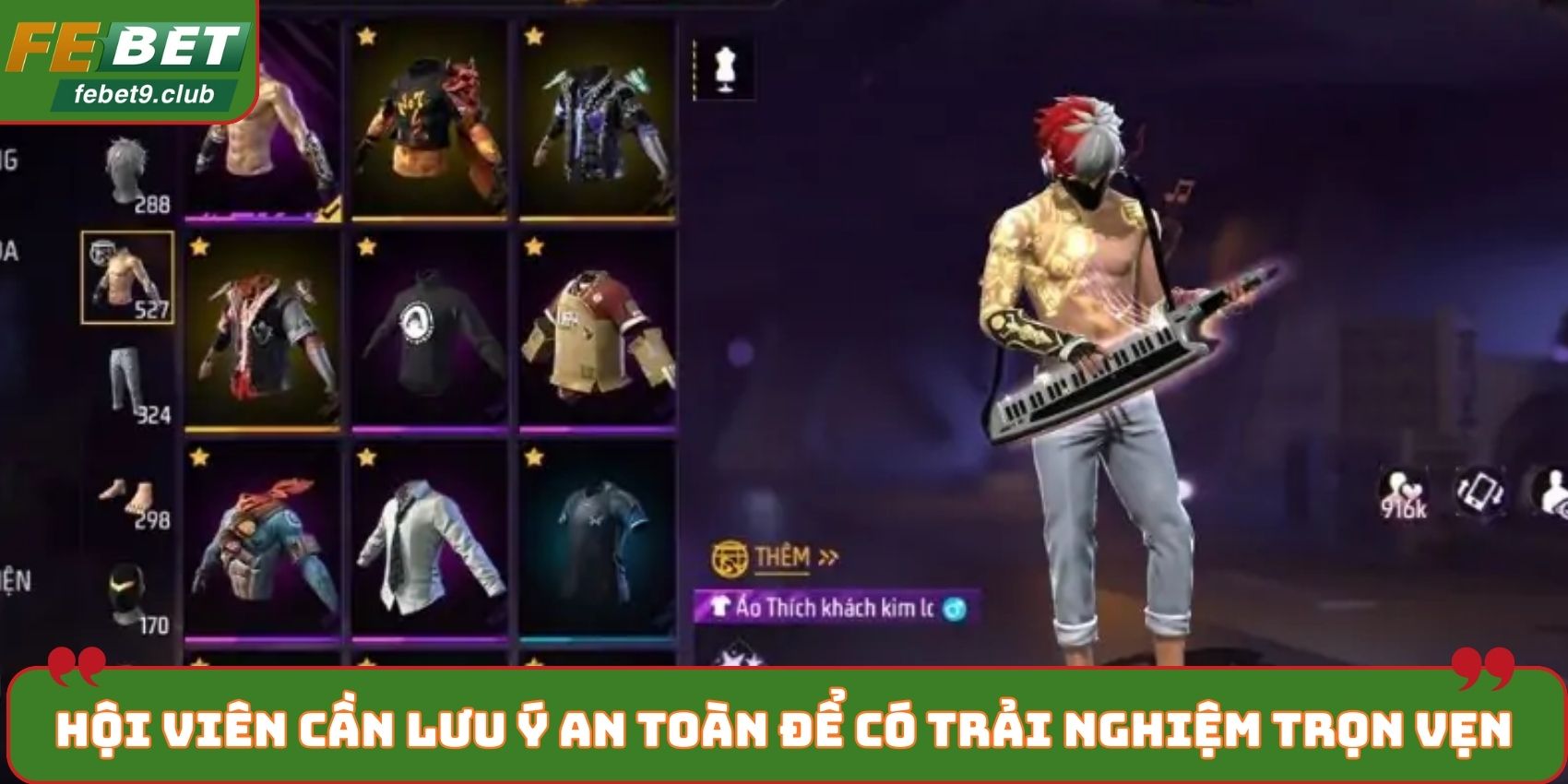 Hội viên cần lưu ý an toàn để có trải nghiệm trọn vẹn